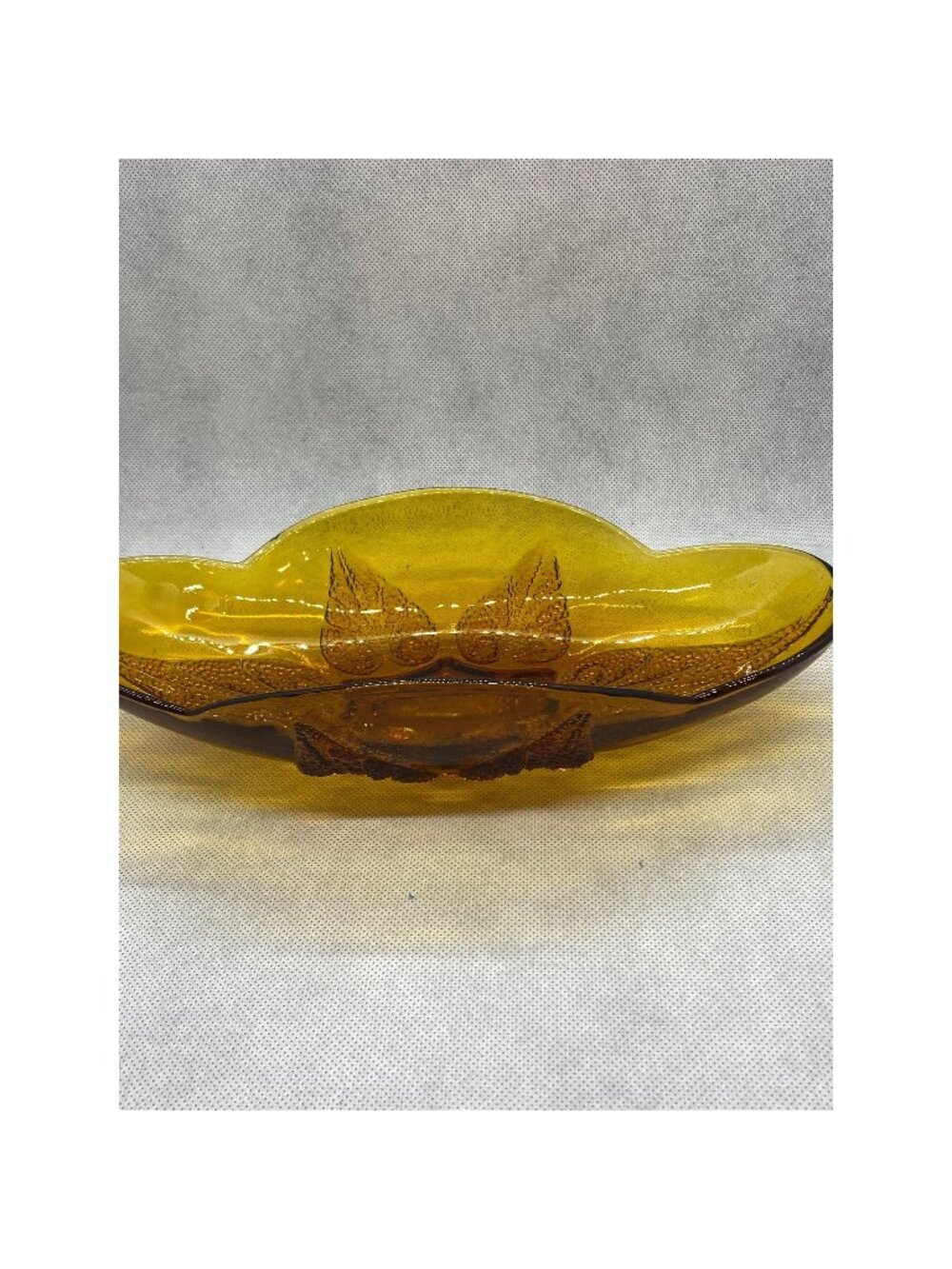 Anchor Hocking Amber Tray